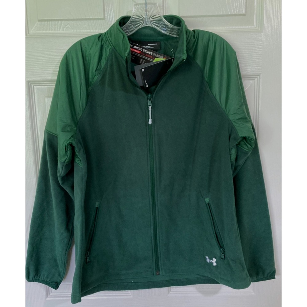 Under Armour Polartec Gameday Collection Hunter Green Jacket NWT Loose